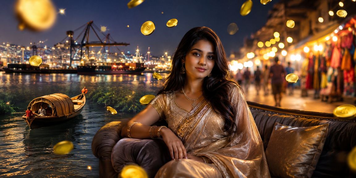 চট্টগ্রামের রাতের স্পোর্টস বেটিং মার্কেট দৃশ্য